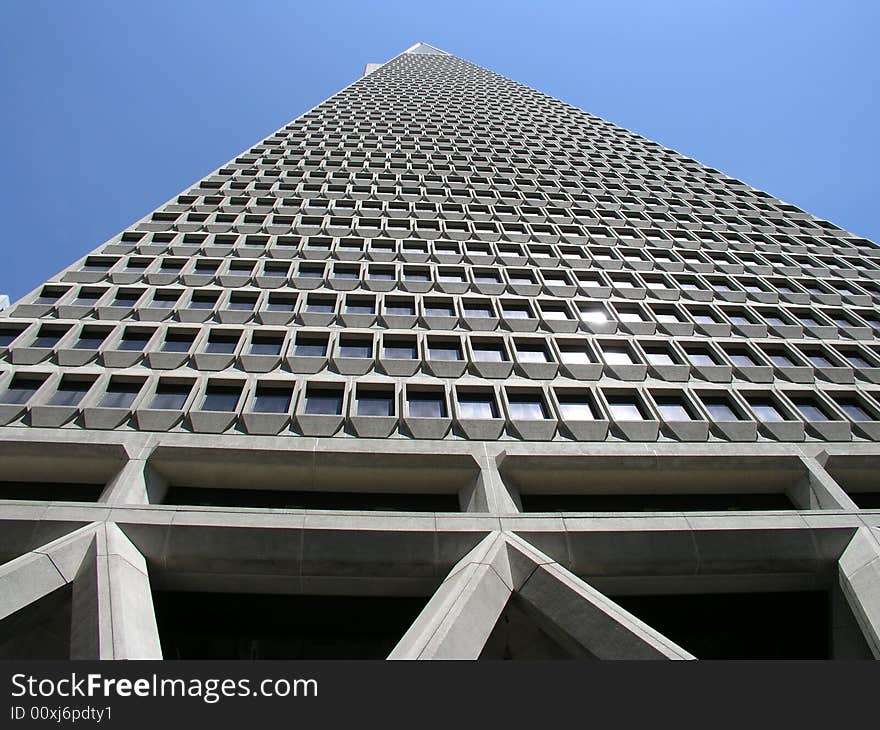 San Francisco Landmark in the downtown area. San Francisco Landmark in the downtown area