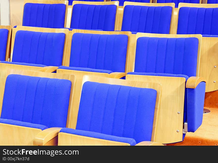 Cinema Chairs Blue