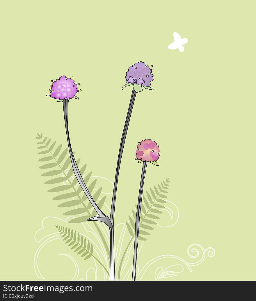 Flora Background Design