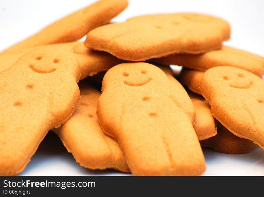 Shot of some freshly baked gingerbread men