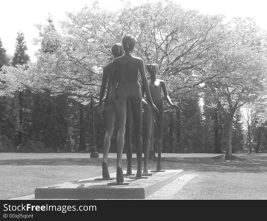 Statues at the park