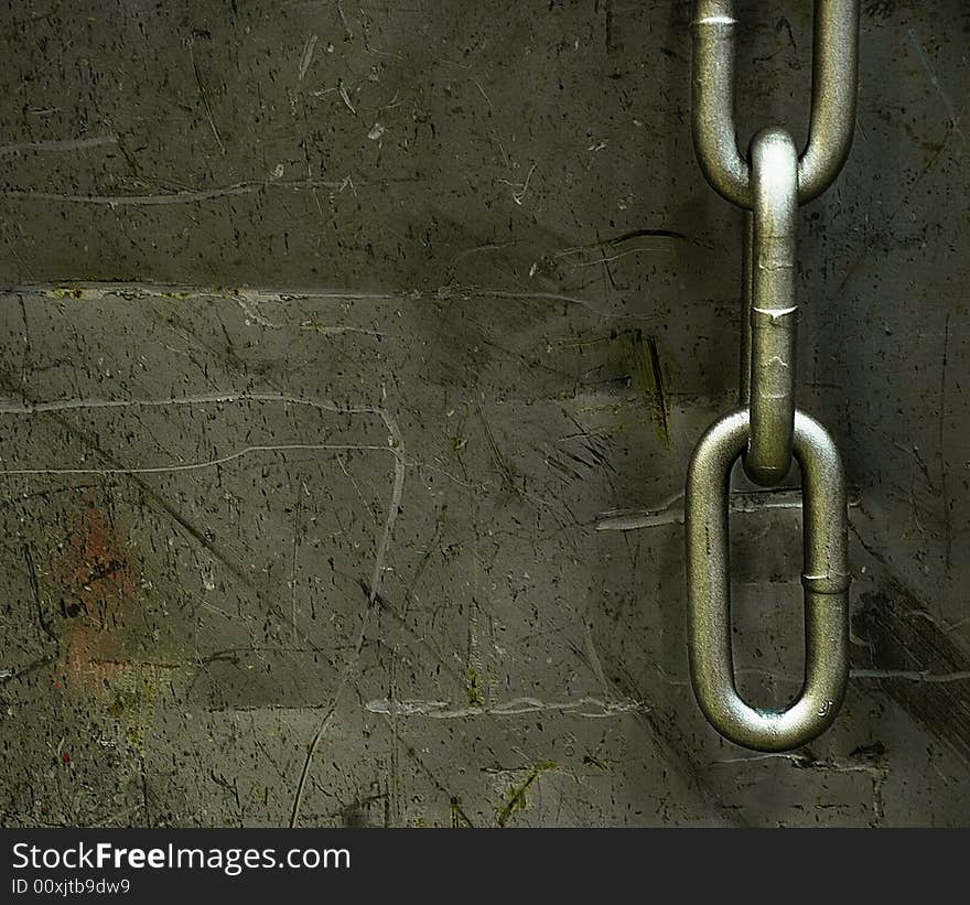 Chain, industry, grey, background, indoors, factory, hanging