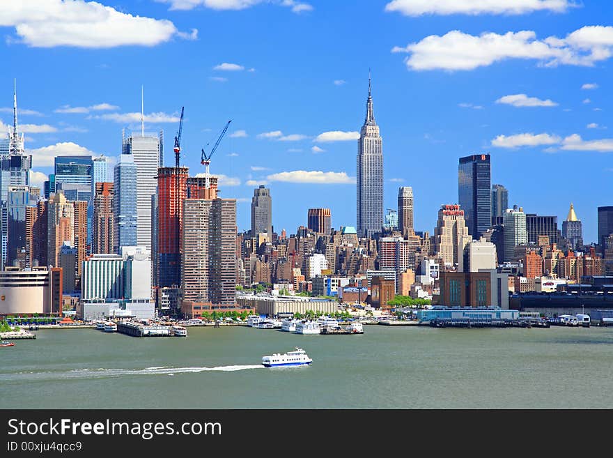 The Mid-town Manhattan Skyline