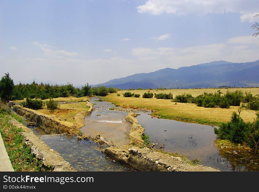 Creek&sky