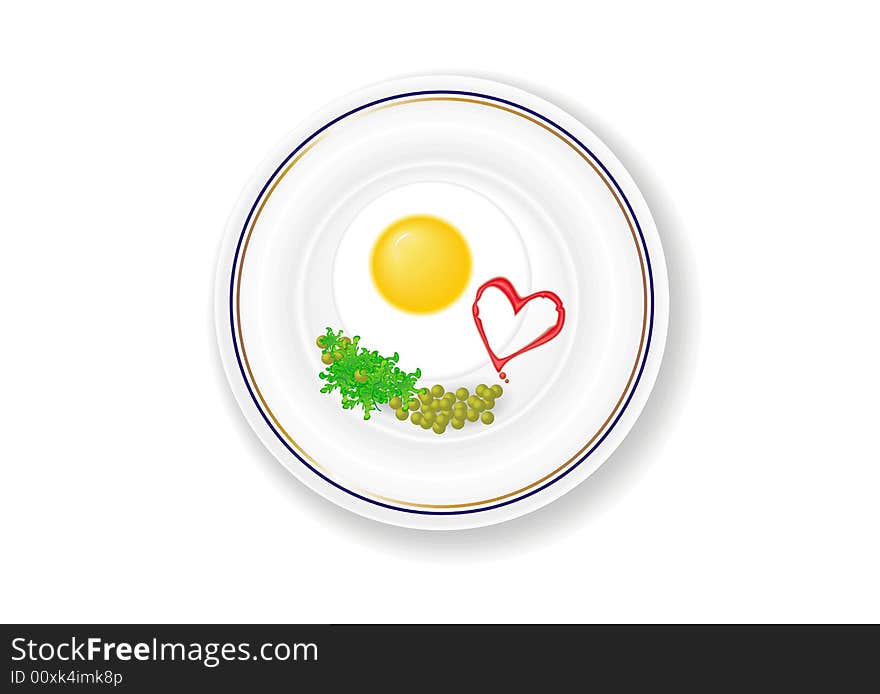 Fried eggs