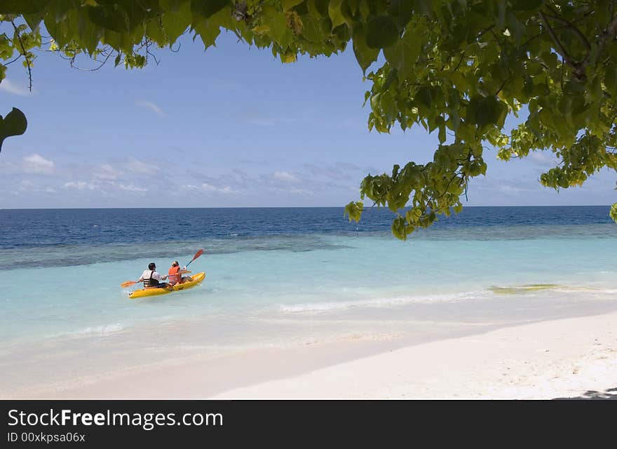 Maldives seascape