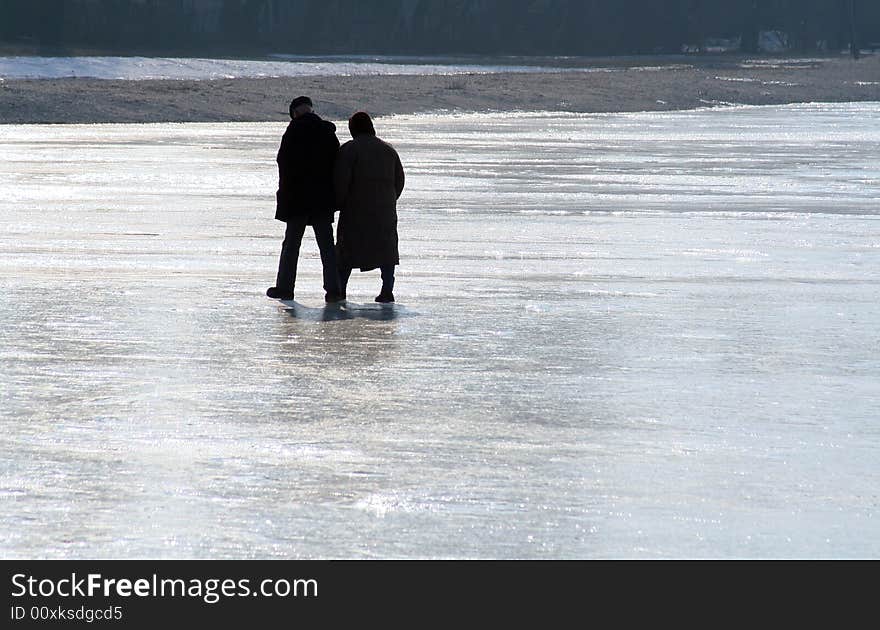 Walking on ice