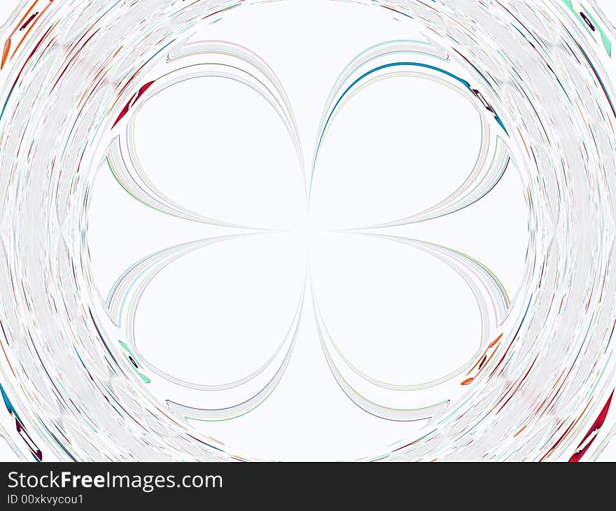 Image of an abstract in isolated white background. Image of an abstract in isolated white background