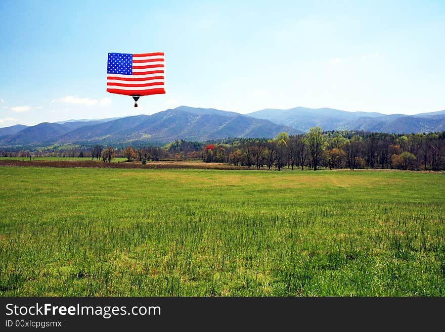 The scenery landscape of the Great Smoky Mountain National Park. The scenery landscape of the Great Smoky Mountain National Park