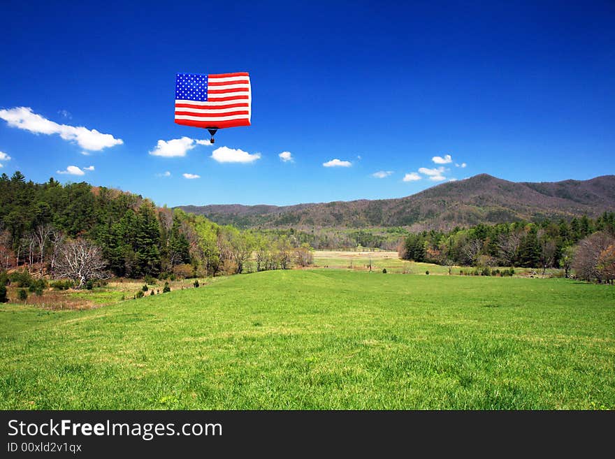 The scenery landscape of the Great Smoky Mountain National Park. The scenery landscape of the Great Smoky Mountain National Park