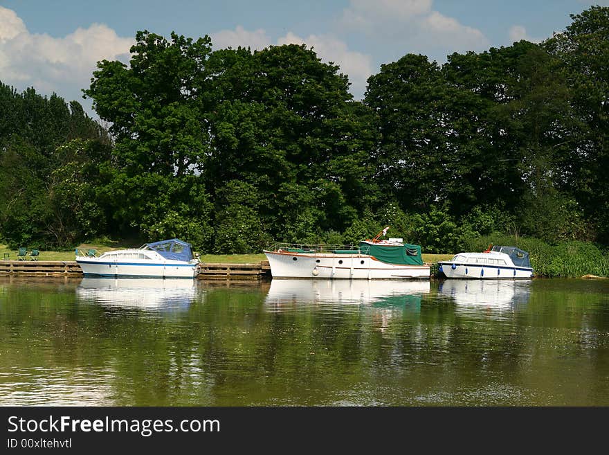 Boats on the river Thames