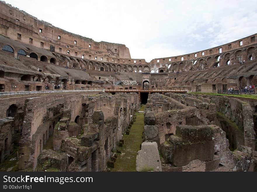 The Imperial Coliseum, Rome, Italy. The Imperial Coliseum, Rome, Italy