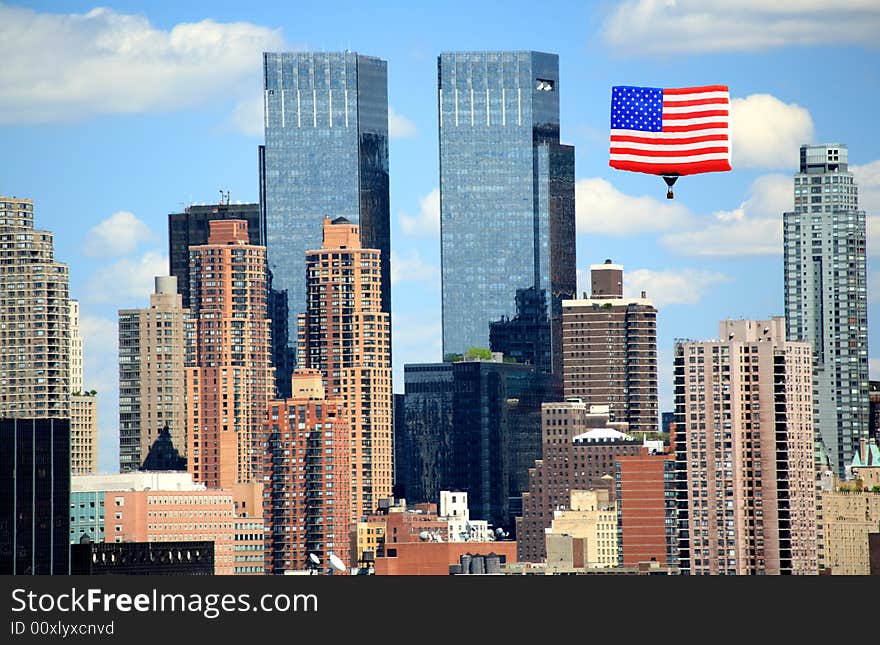 The Mid-town Manhattan Skyline