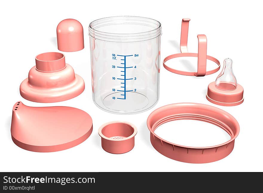 Baby Training mug with deferent parts. Baby Training mug with deferent parts.