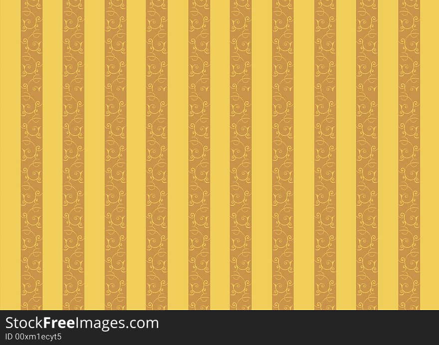 Yellowy-brown strips with a pattern.