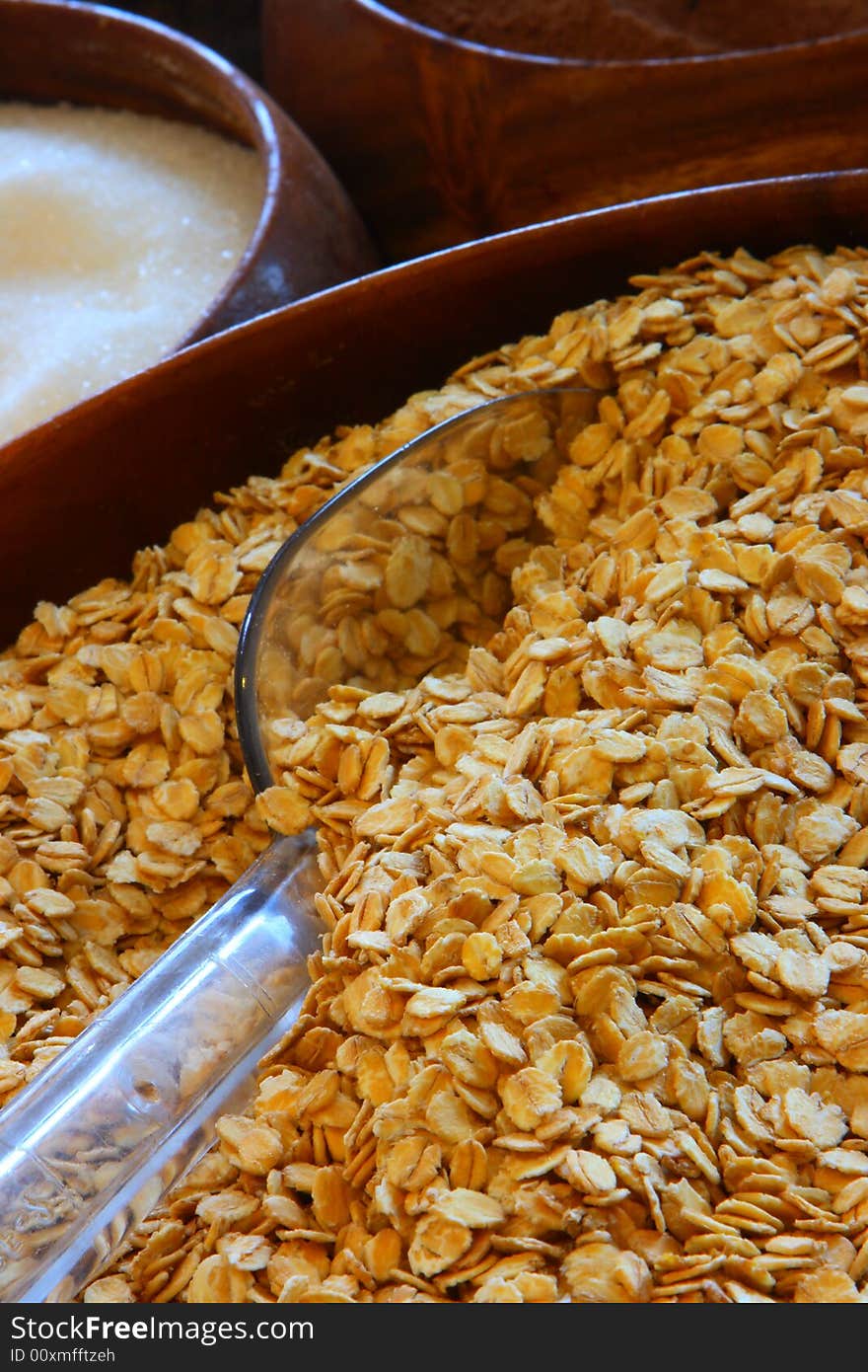 Varied muesli for a breakfast