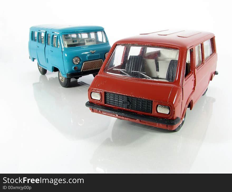 Two models of cars of the USSR. Two models of cars of the USSR