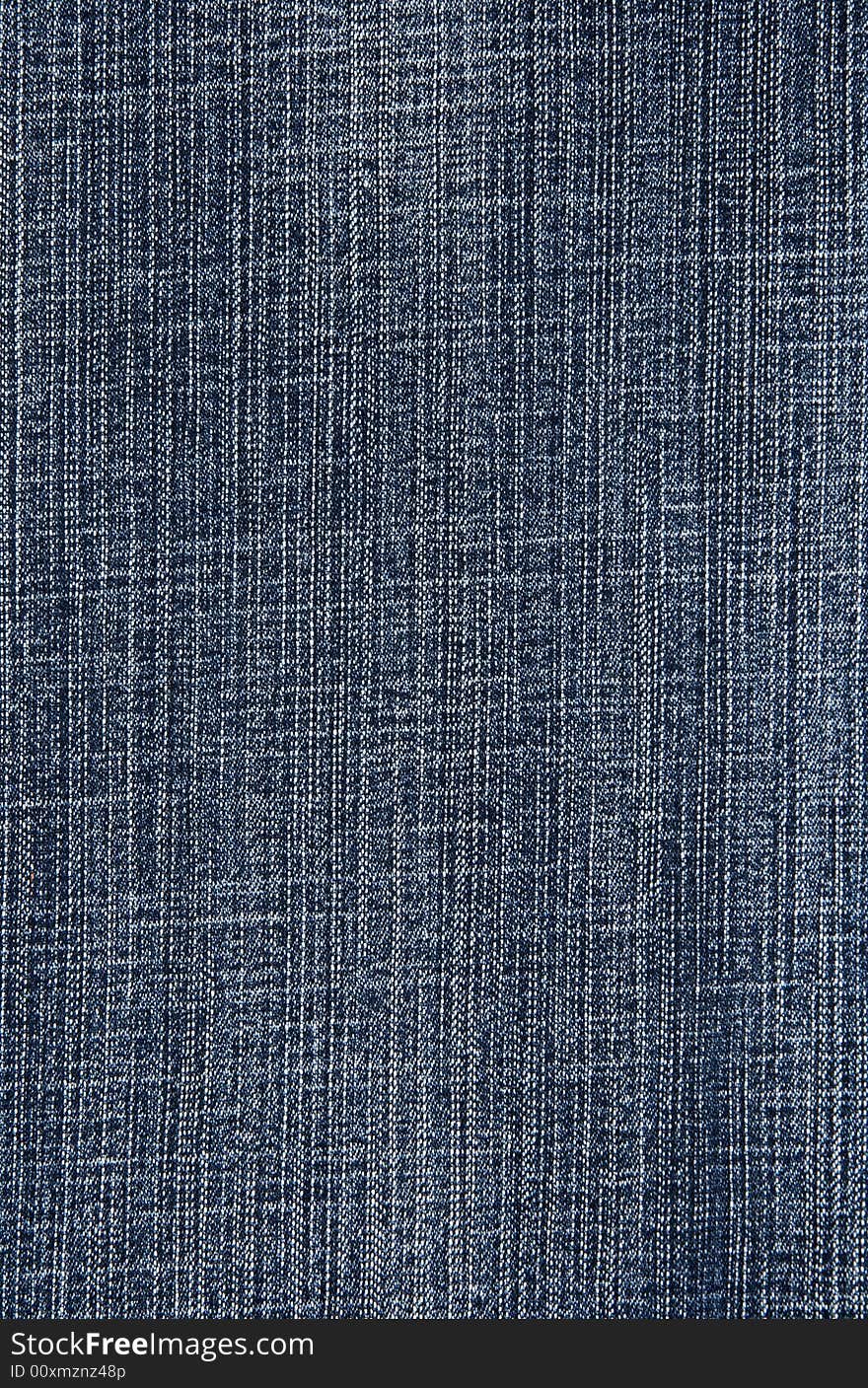 Blue Denim Fabric Background