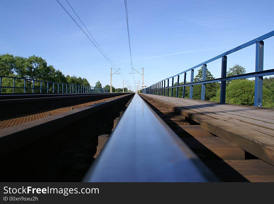 Track rails - Poland, Warsaw-Wyszkow