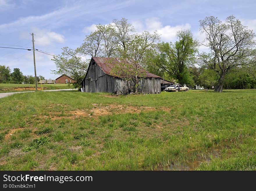 Old Broken Down Barn