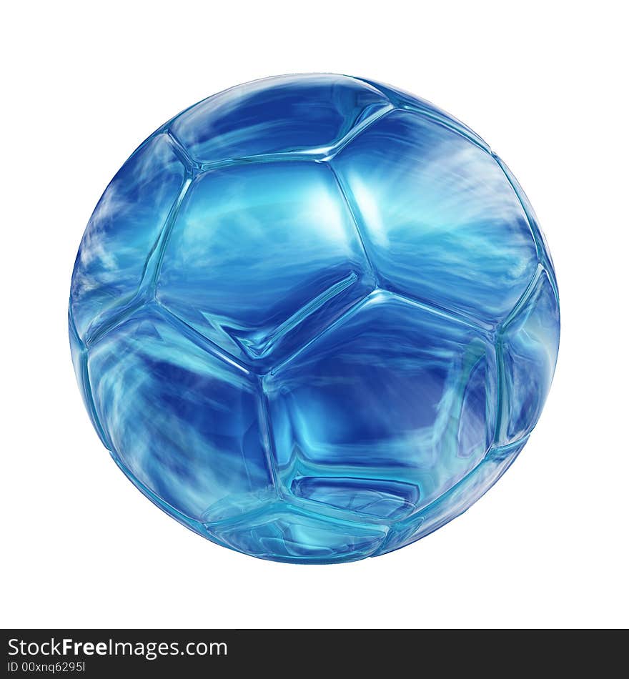 Very special soccer ball rendered at high quality. Very special soccer ball rendered at high quality