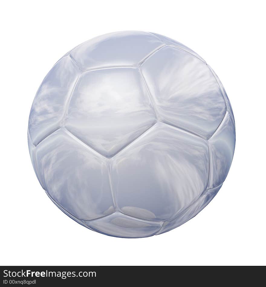 Very special soccer ball rendered at high quality. Very special soccer ball rendered at high quality