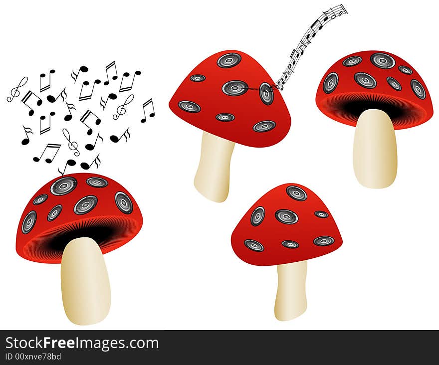 Mushrooms and music