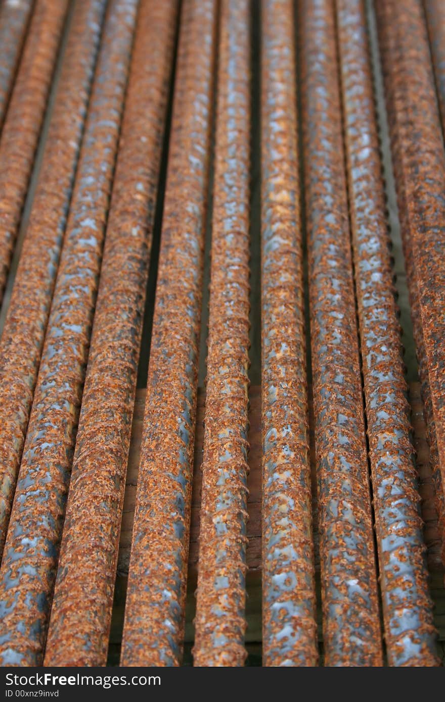 Rusted Steel Rods