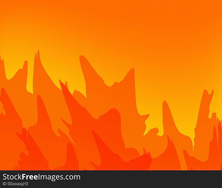 Simulated flame pattern for backgrounds and fills. Simulated flame pattern for backgrounds and fills