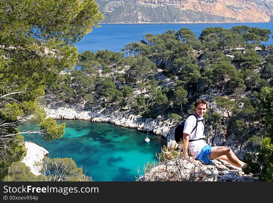 Calanques de cassis, near marseille. Calanques de cassis, near marseille