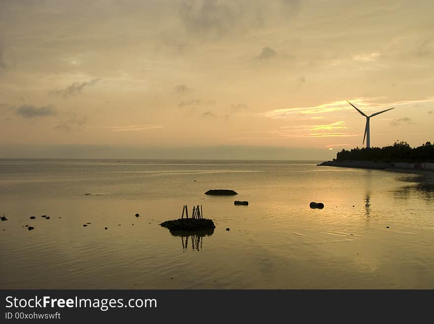 Araha Beach Sunset