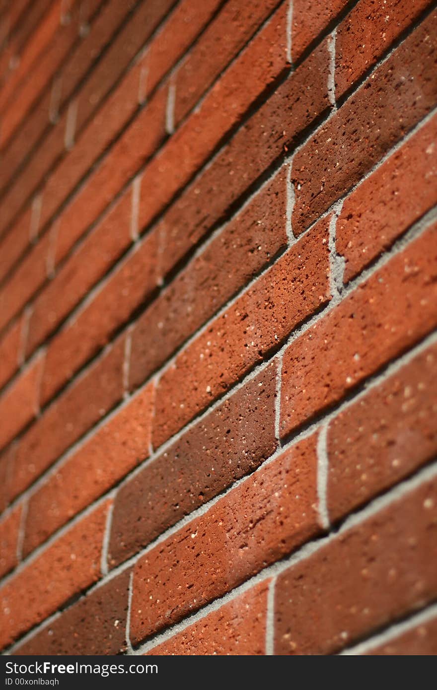 A shot of a brick wall.  A nice texture and pattern. A shot of a brick wall.  A nice texture and pattern.