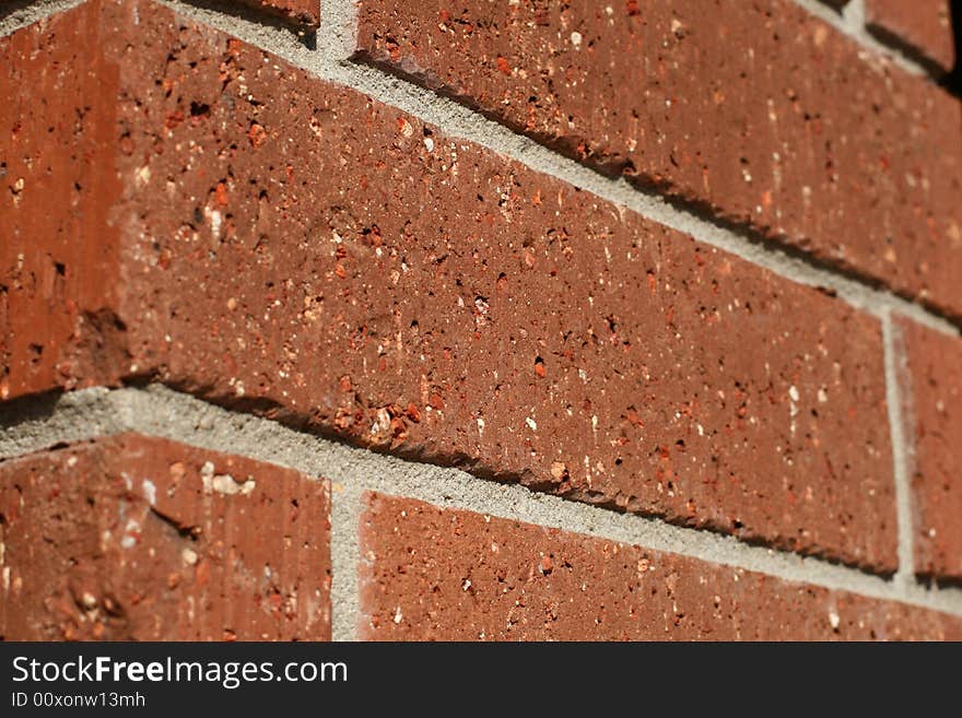 A shot of a brick wall.  A nice texture and pattern. A shot of a brick wall.  A nice texture and pattern.