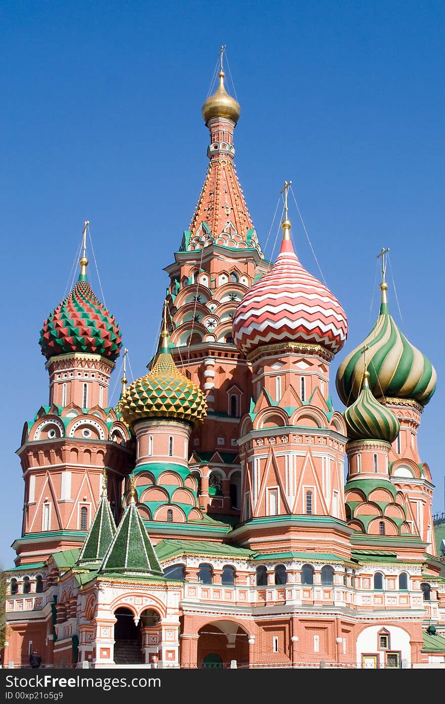 Saint Basil's Cathedral Church in Moscow