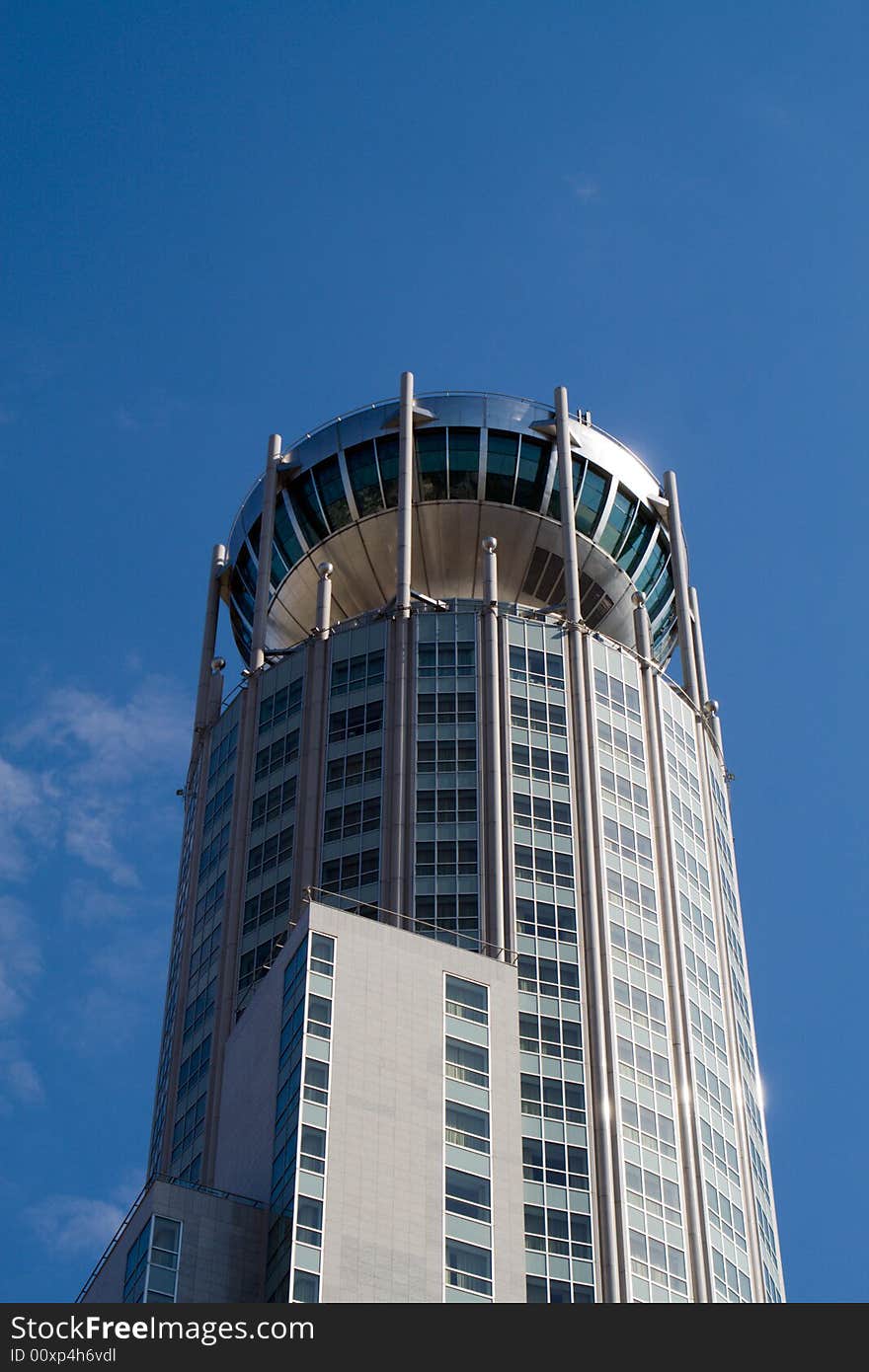 Modern Building On Background Blue Sky