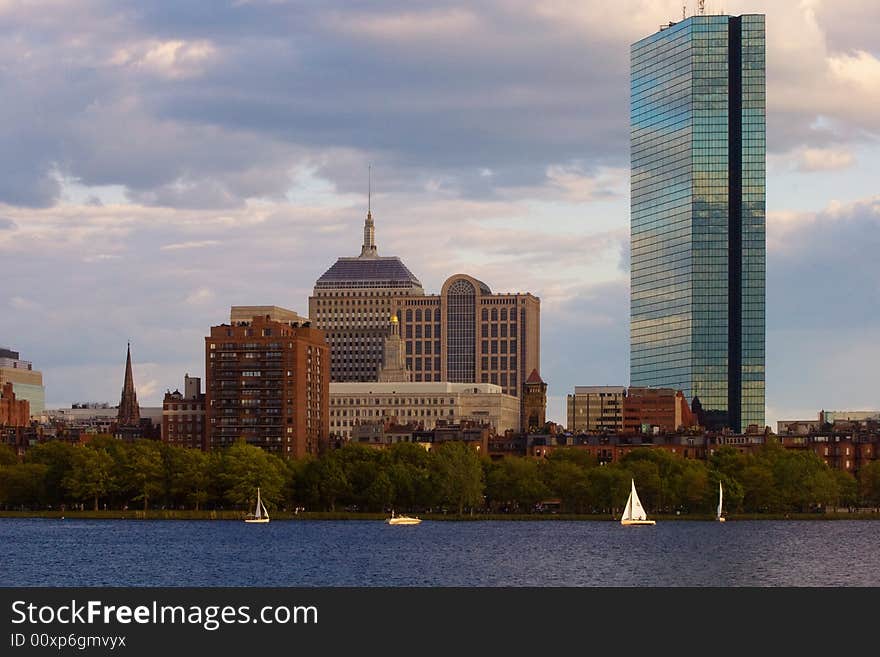 Afternoon Boating on the Charles River