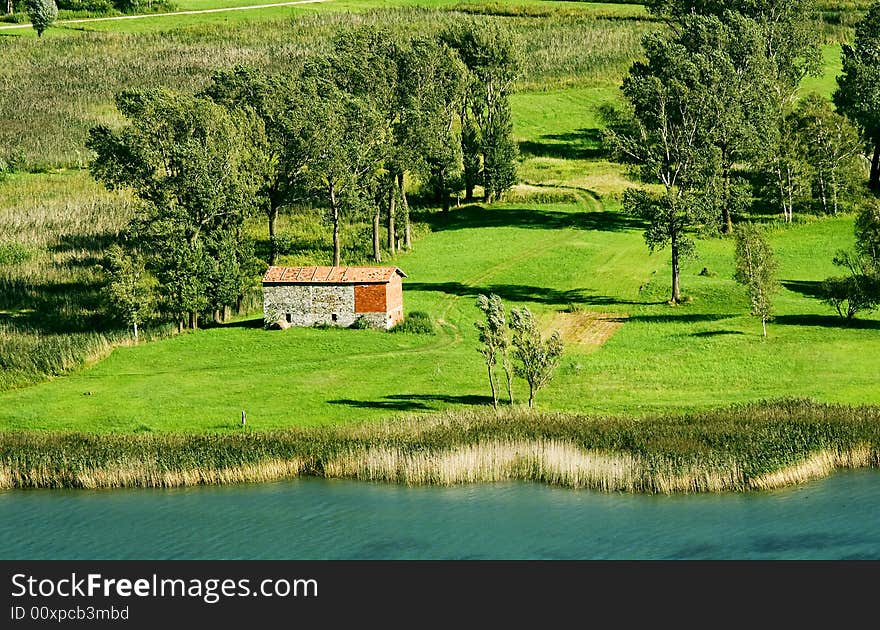 Countryside near the lake