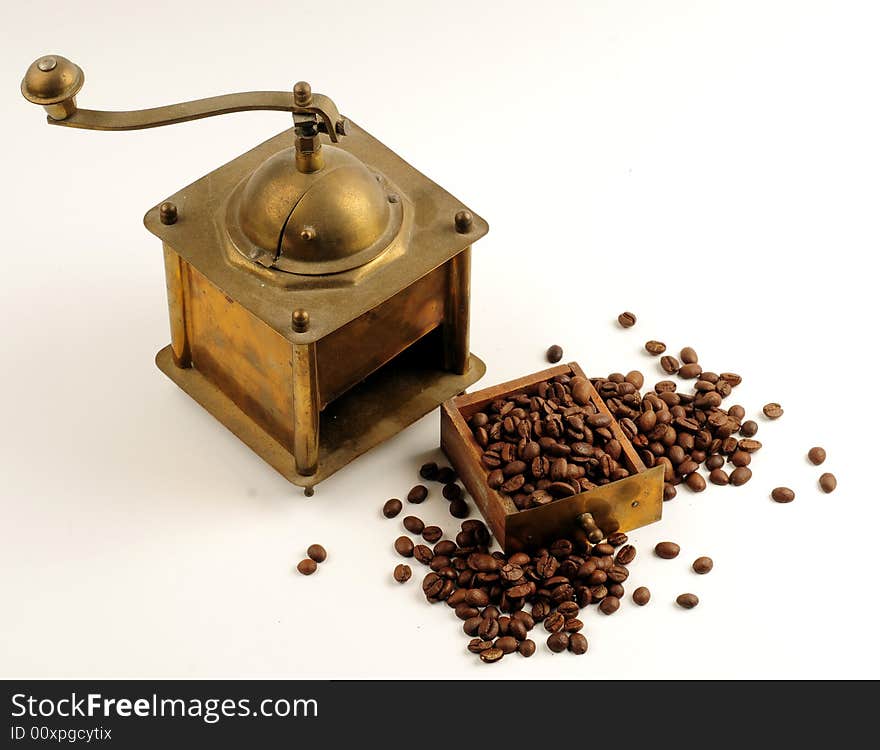 Antiquity coffee machine