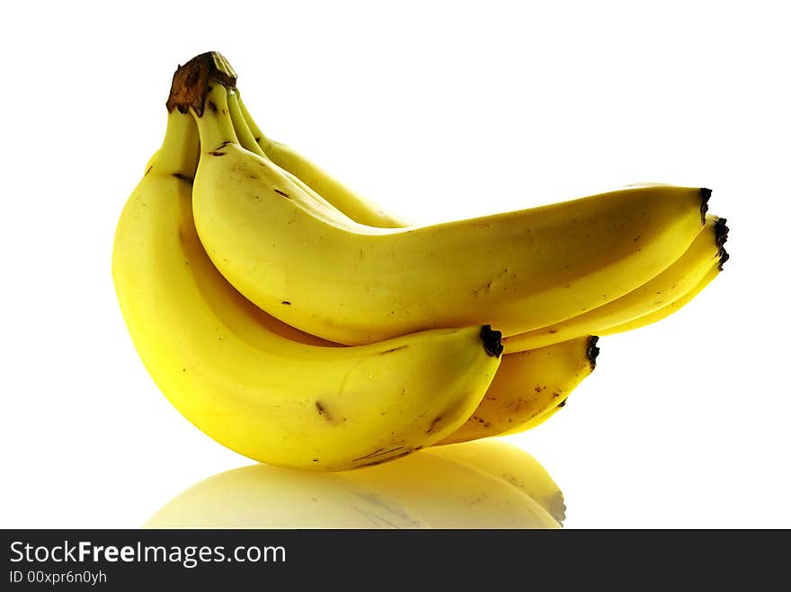 Bunch of ripe fresh bananas