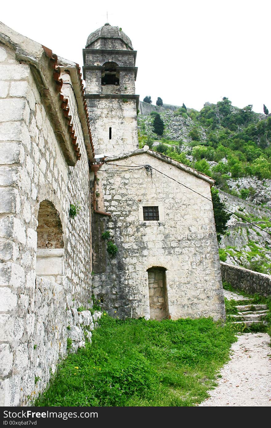 Military Defensive Fortress In Kotor