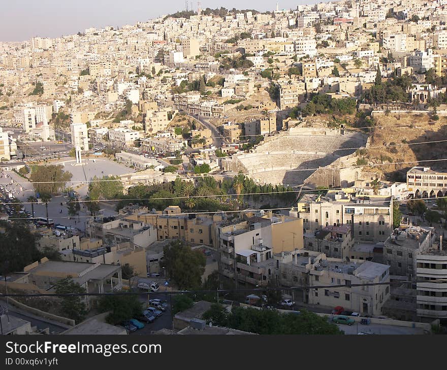 Panorama Of Amman, Jordan