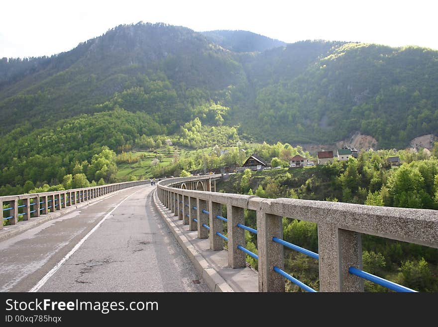 Tara Bridge is arch bridge over the Tara River in northern Montenegro.