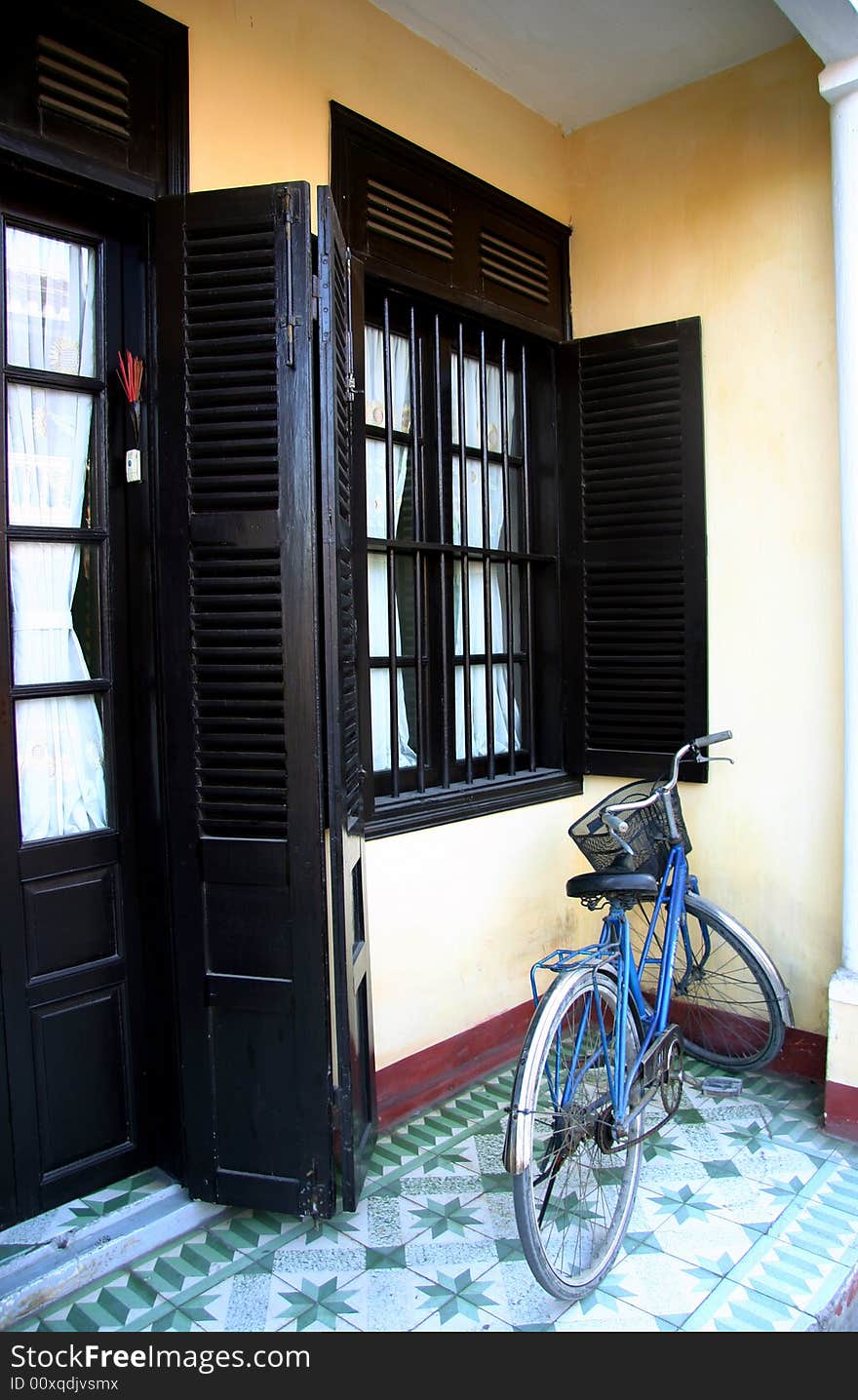 Entrance to a house in Hoian