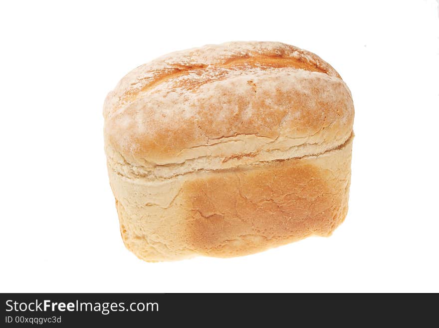 Loaf of bread isolated on a white background. Loaf of bread isolated on a white background