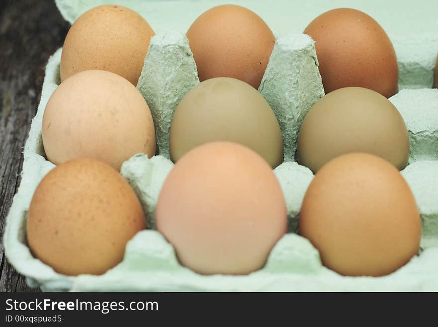 Fresh free-range chicken eggs