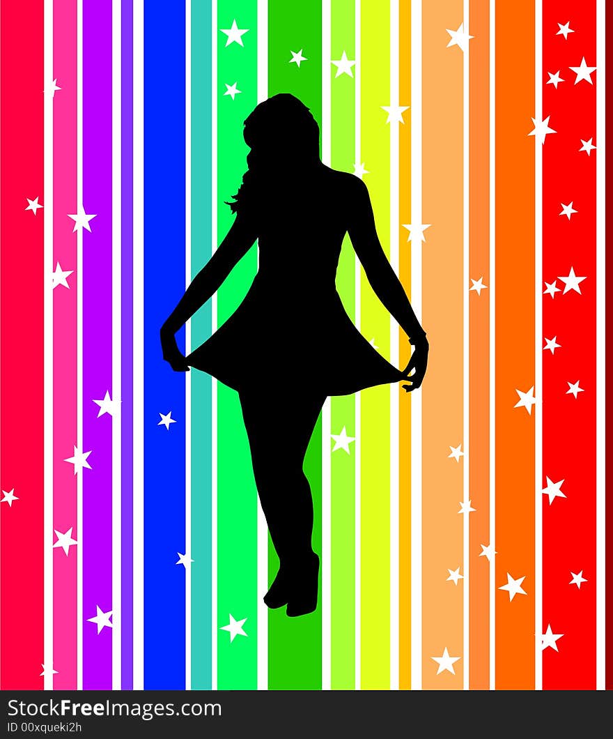 Rainbow dancer