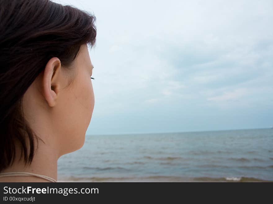 Girl on the beach