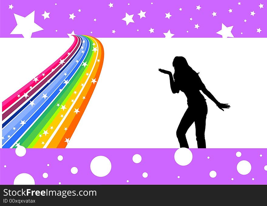 Rainbow dancer