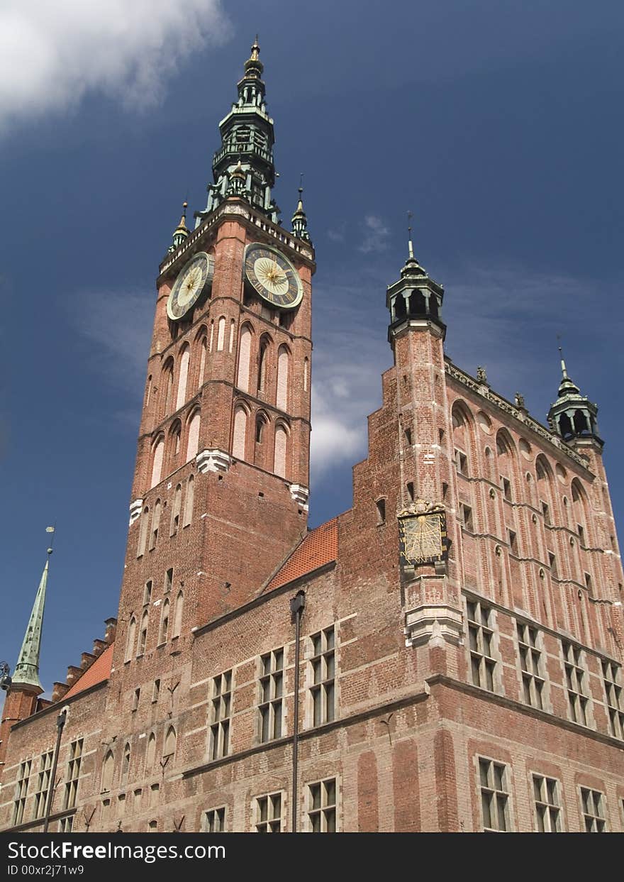 Photo featuring city hall in Gdansk