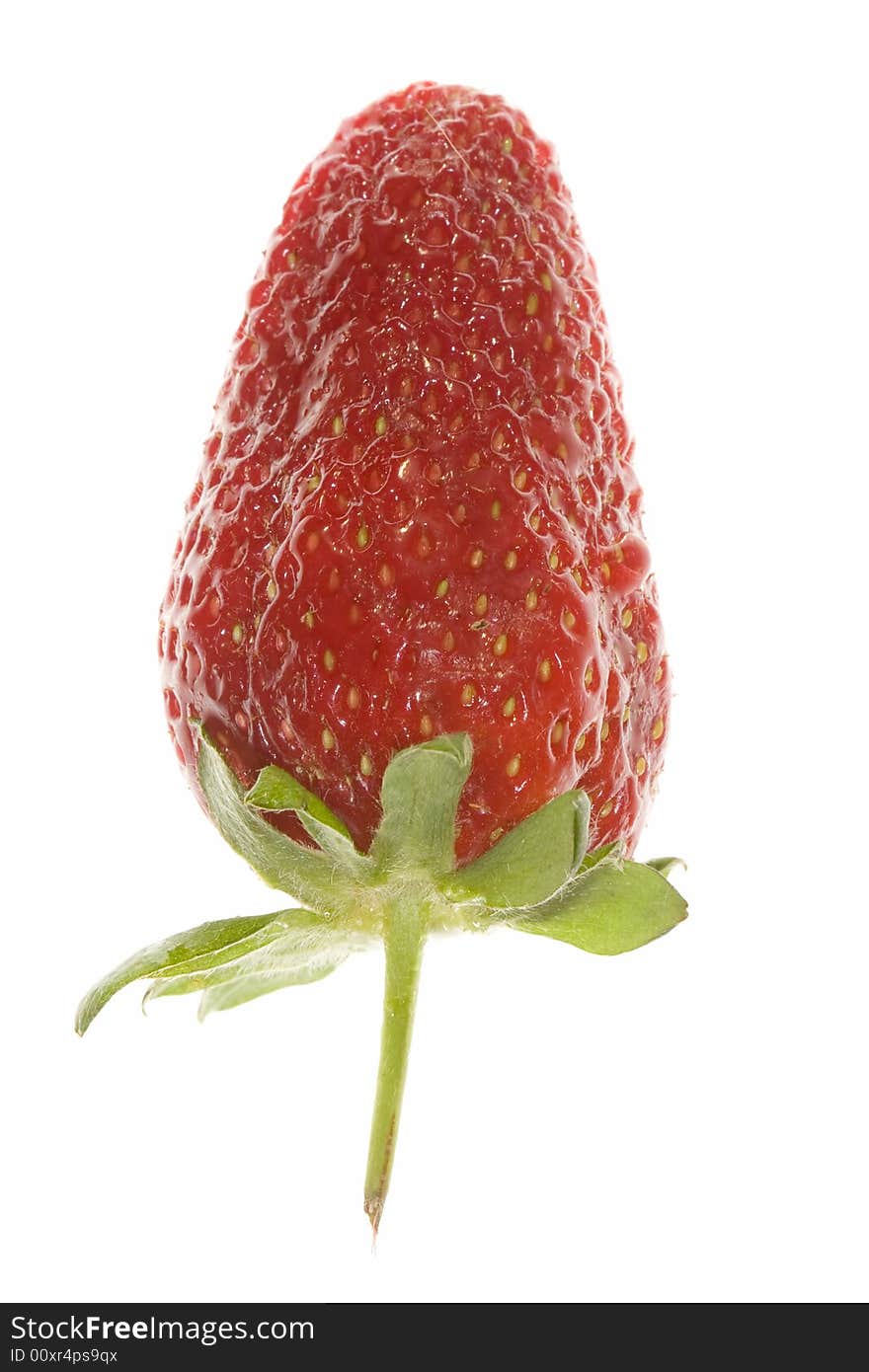 Delicious strawberry on white background